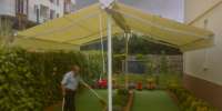 Çift Açılır Mafsallı Tente Modelleri Sancaktepe Rüzgar Branda Tente ve Çadır Sistemleri